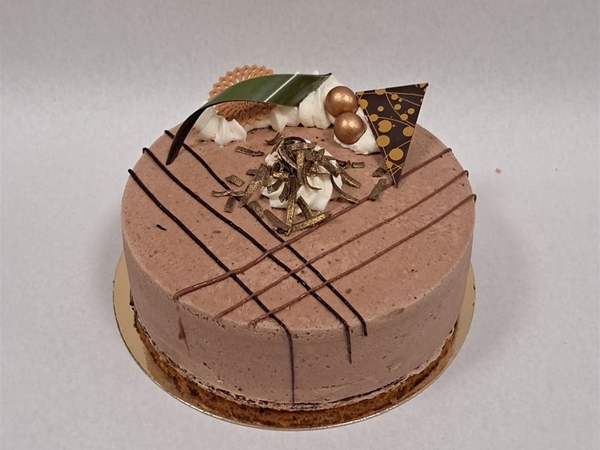 Chocolade bavaroise taartje